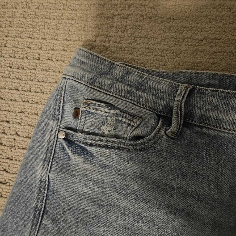 Judy Blue Barrel Leg High Rise Light Wash Denim Jeans 16W - Picture 4 of 6